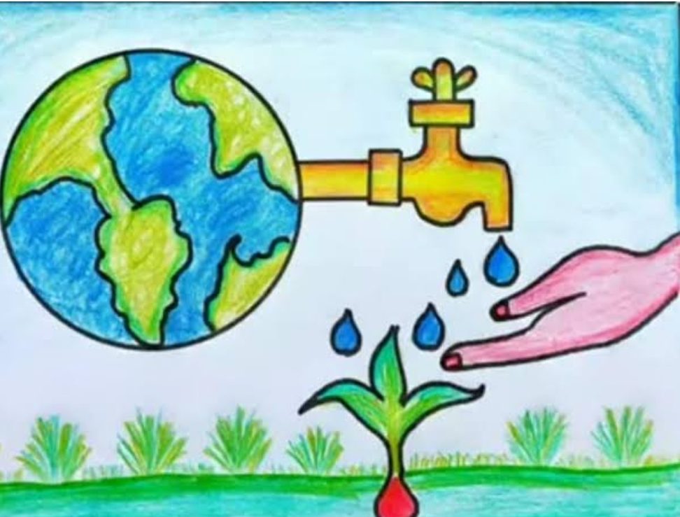 رسومات عن الماء وأهميته في الحياة للاطفال
