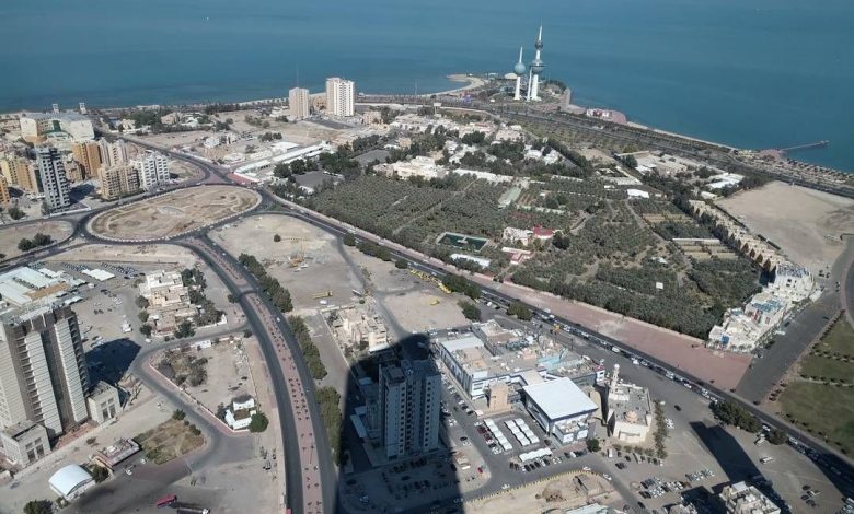 أين يقع برج أحمد في الكويت