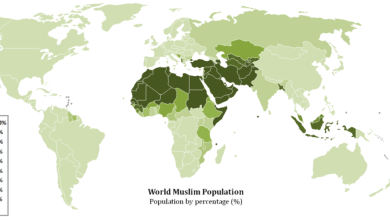 عدد المسلمين في العالم 2024